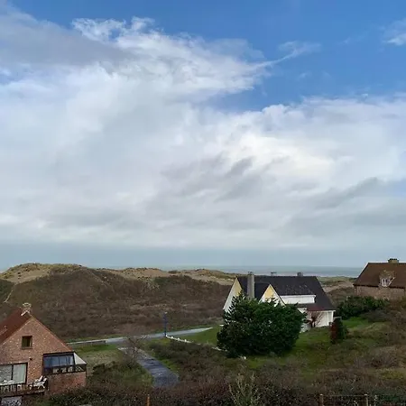 Friedolin Heeft Zicht Op Zee En Duinen, In Duinenreservaat, Hot Tub Met Jacuzzi En Sauna Met Zeezichten Te
