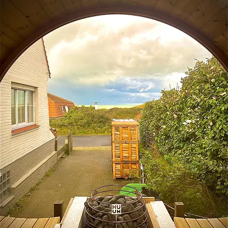 Villa Met Zicht Op Zee En Duinen In Reservaat - Jacuzzi Met Zeezicht -