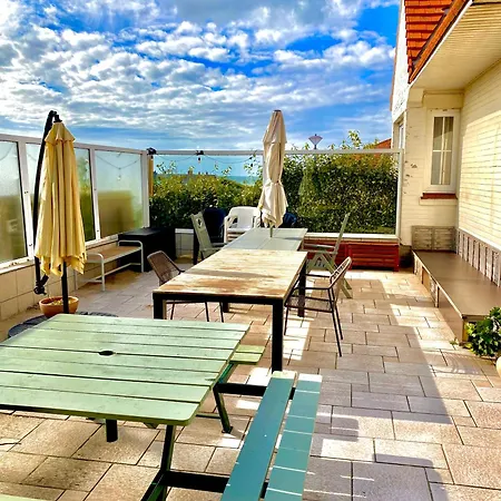 Met Zicht Op Zee En Duinen In Reservaat - Jacuzzi Met Zeezicht - Villa Oostduinkerke