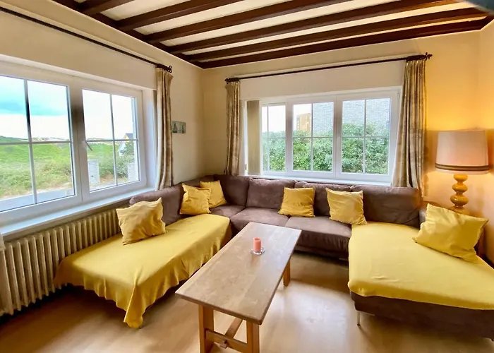 Villa Friedolin Heeft Zicht Op Zee En Duinen, In Duinenreservaat, Hot Tub Met Jacuzzi En Sauna Met Zeezichten Te *