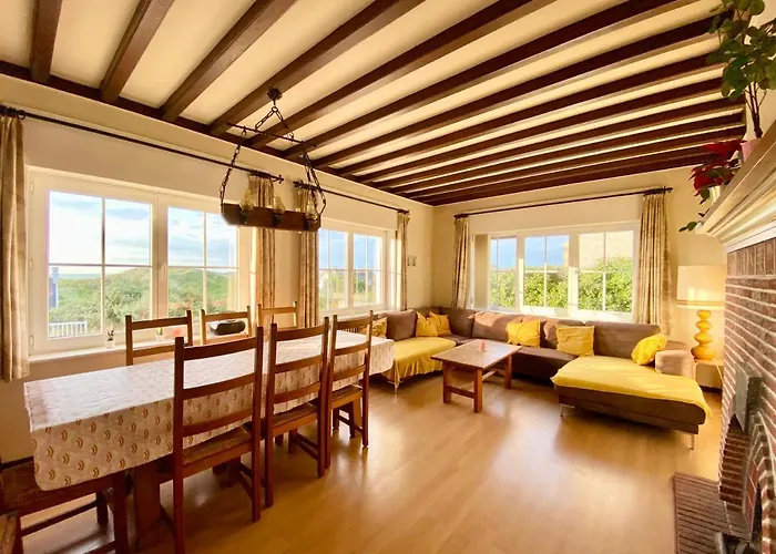 Friedolin Heeft Zicht Op Zee En Duinen, In Duinenreservaat, Hot Tub Met Jacuzzi En Sauna Met Zeezichten Te Villa